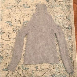 Shoulderless Grey sweater